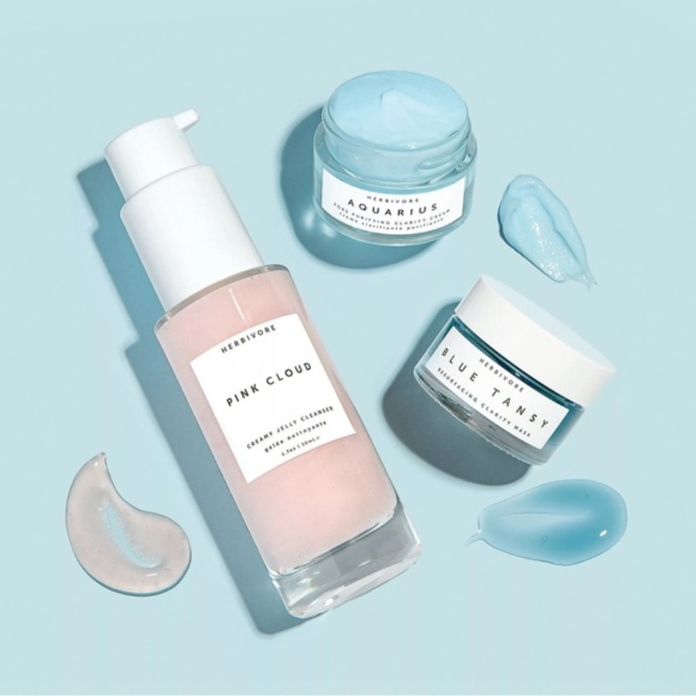 Herbivore Botanicals Waves of Clarity Set | Pink Cloud • Aquarius • Blue Tansy ✨